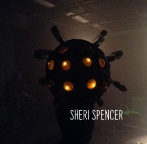 Painulator - Rear view of Glowing "Spider eyes"
