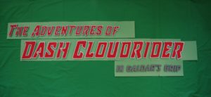 The Adventures of Dash Cloudrider - Title Art